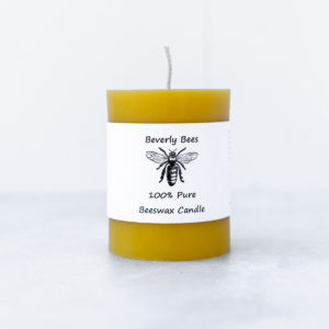 beverly-bees-pillar-wax-candle
